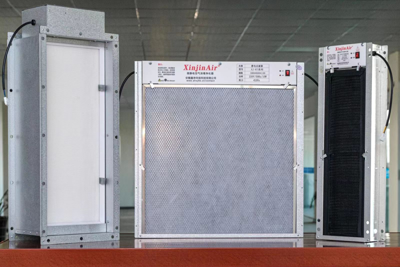 風(fēng)管式微靜電空氣凈化裝置(圖1)